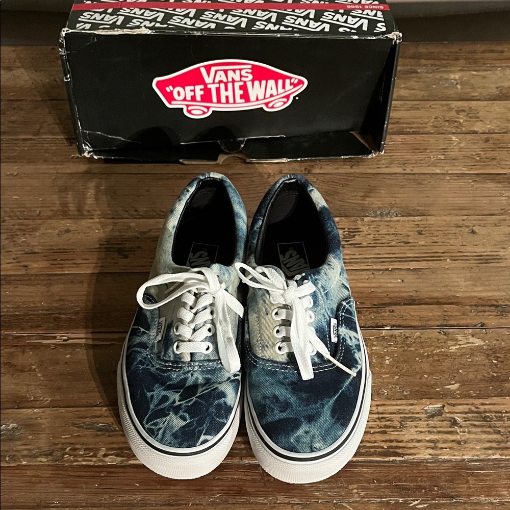 Brand New Vans Era Acid Denim Blue Size Men's 8/Women’s 9.5